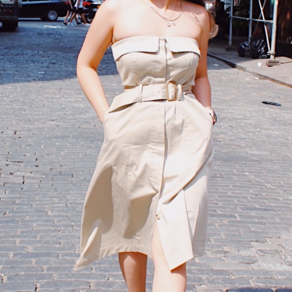 Banana Republic Midi Asymmetric Dress